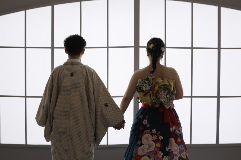 思い出の衣装や小物で…スタジオ撮影