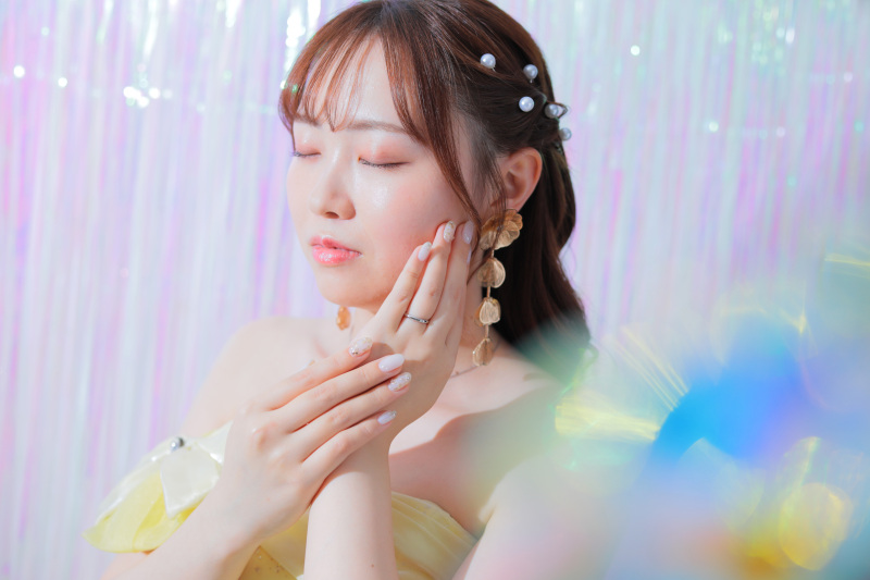 華やかなアクセサリーで豪華に♪