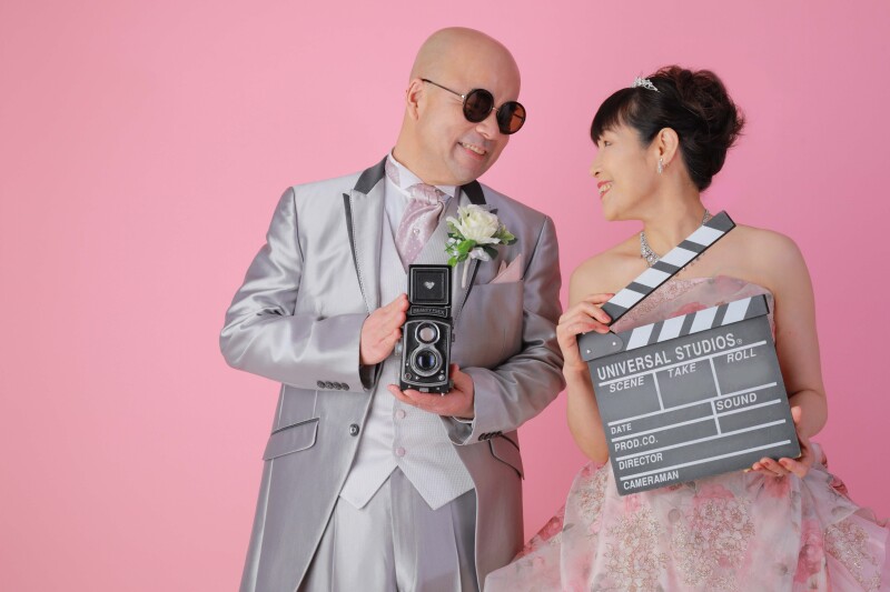 お茶目な小道具を使って