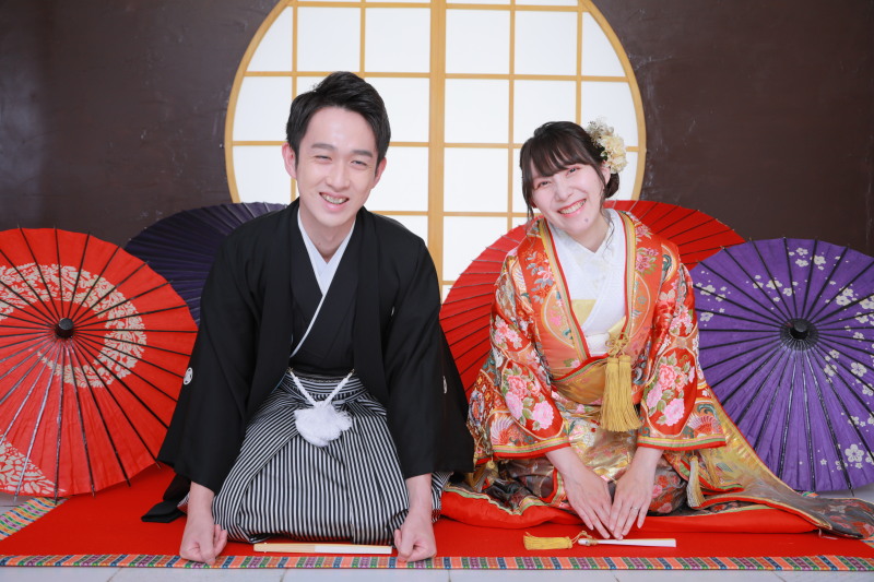 笑顔が素敵なご挨拶ショット