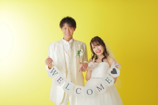 充実の洋装2着スタジオ撮影