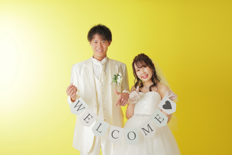 充実の洋装2着スタジオ撮影