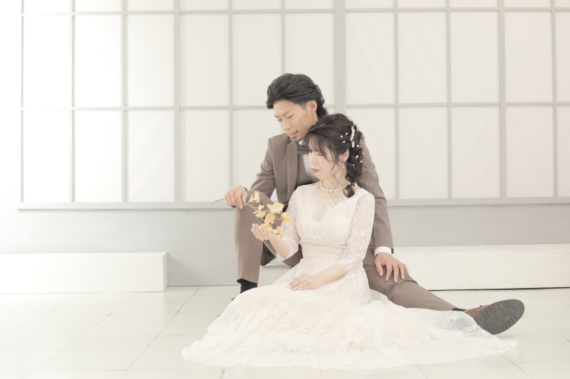 お持ち込みの衣装で撮影開始