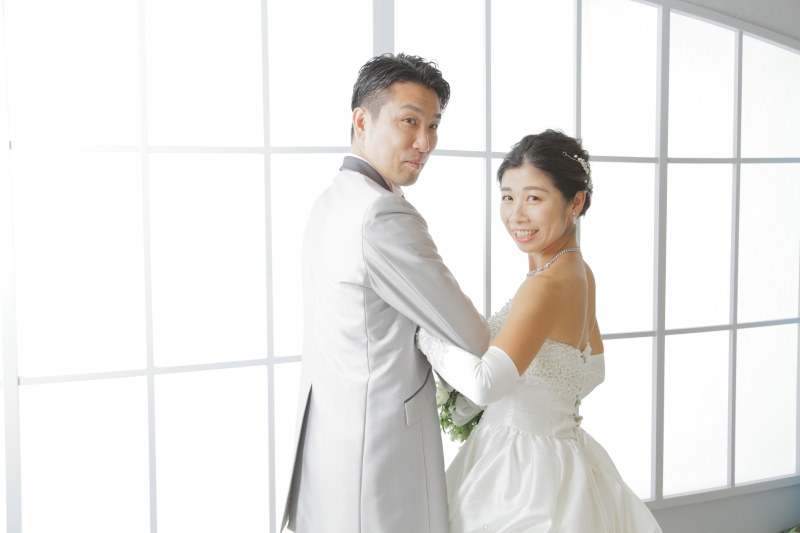 2人ならではを詰め込んで…洋装スタジオ撮影