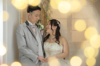 笑顔が素敵なお2人と…和洋装スタジオ撮影