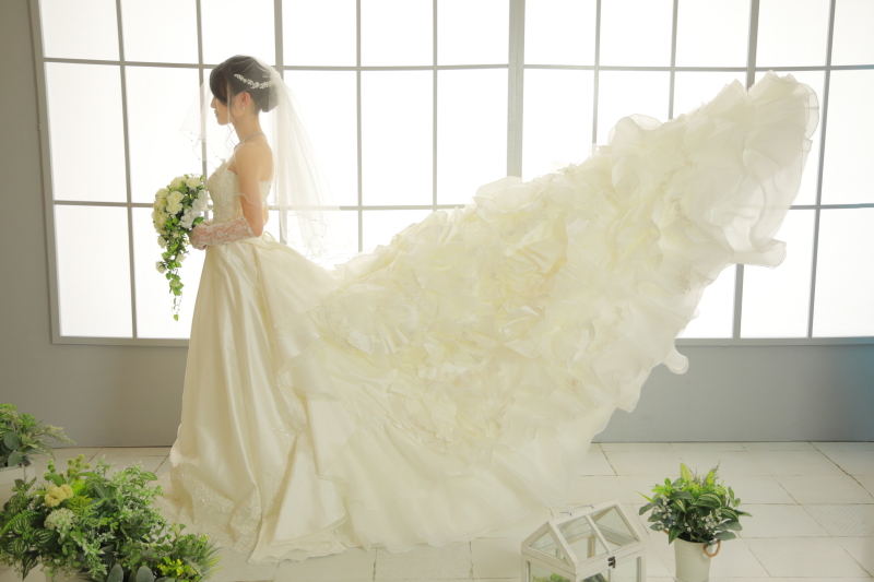 自分にもっと贅沢なご褒美を…ソロウェディング洋装1着(全データ付き)…¥66,000