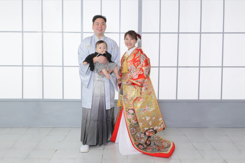 【お手頃プラン♪】大切な家族と一緒に写真を残せる!和装ファミリーフォトパック…¥36,300