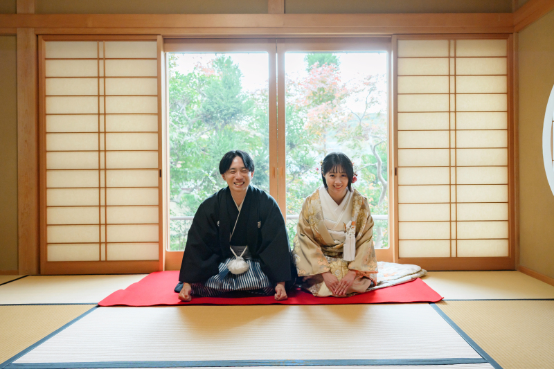 緑の背景がとても映える一枚。