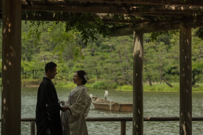 ▽10:00和装撮影start