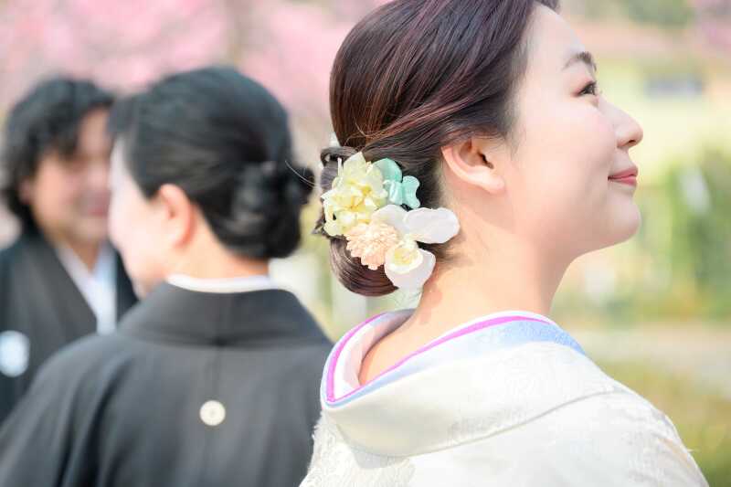 新婦様のヘアスタイル