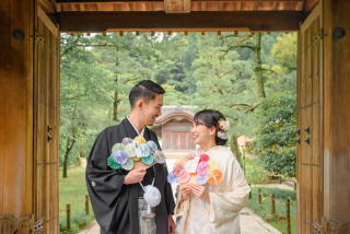 ロケーション撮影、自然な笑顔