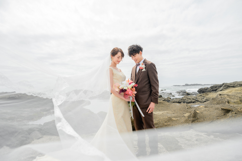 ベールを使って…