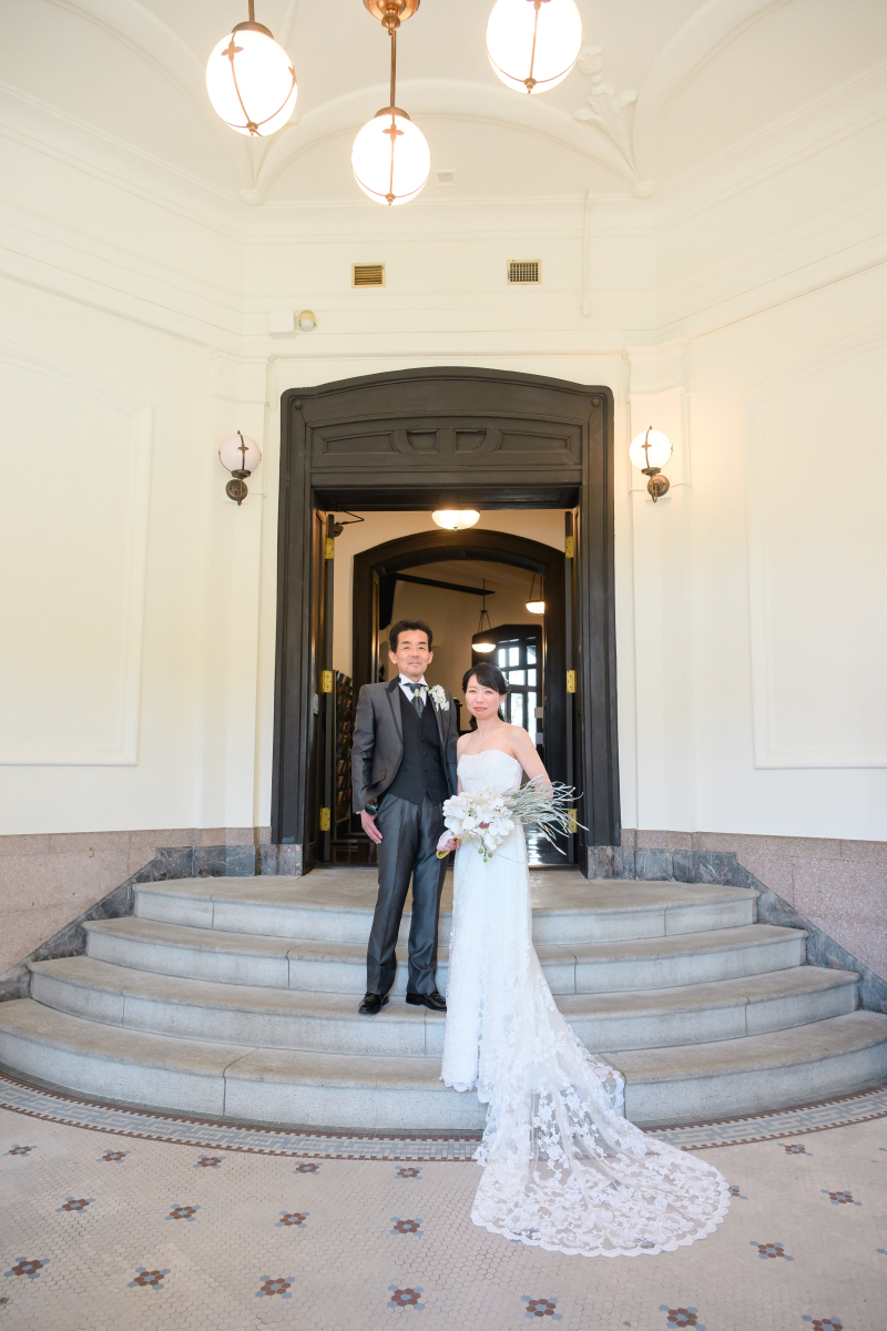 洋装撮影は開港記念会館にて