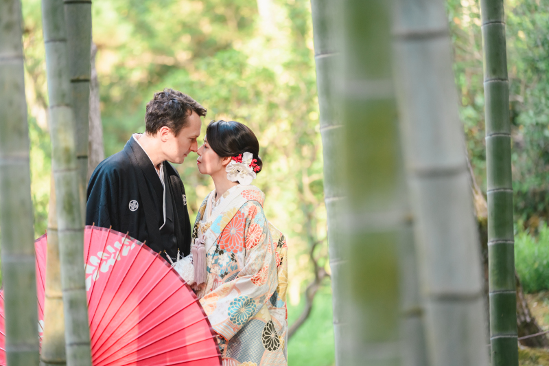 竹林でラストショット！