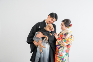 大切なペットとの撮影♪