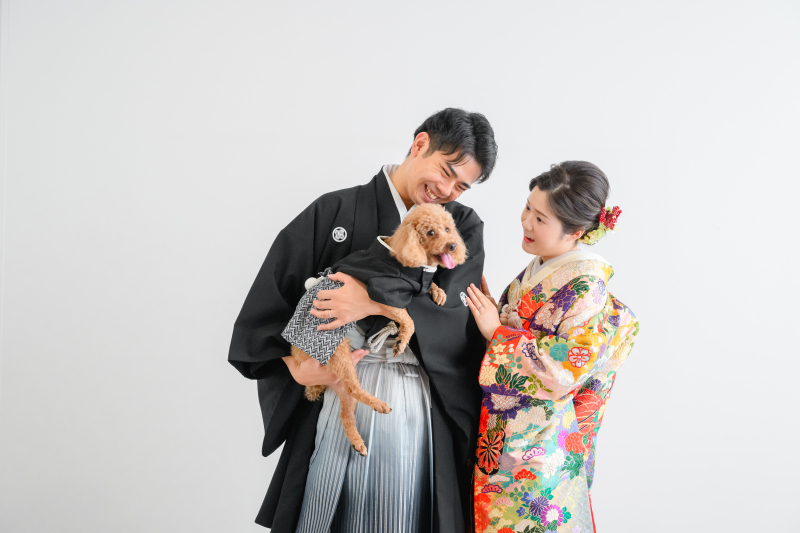 大切なペットとの撮影♪