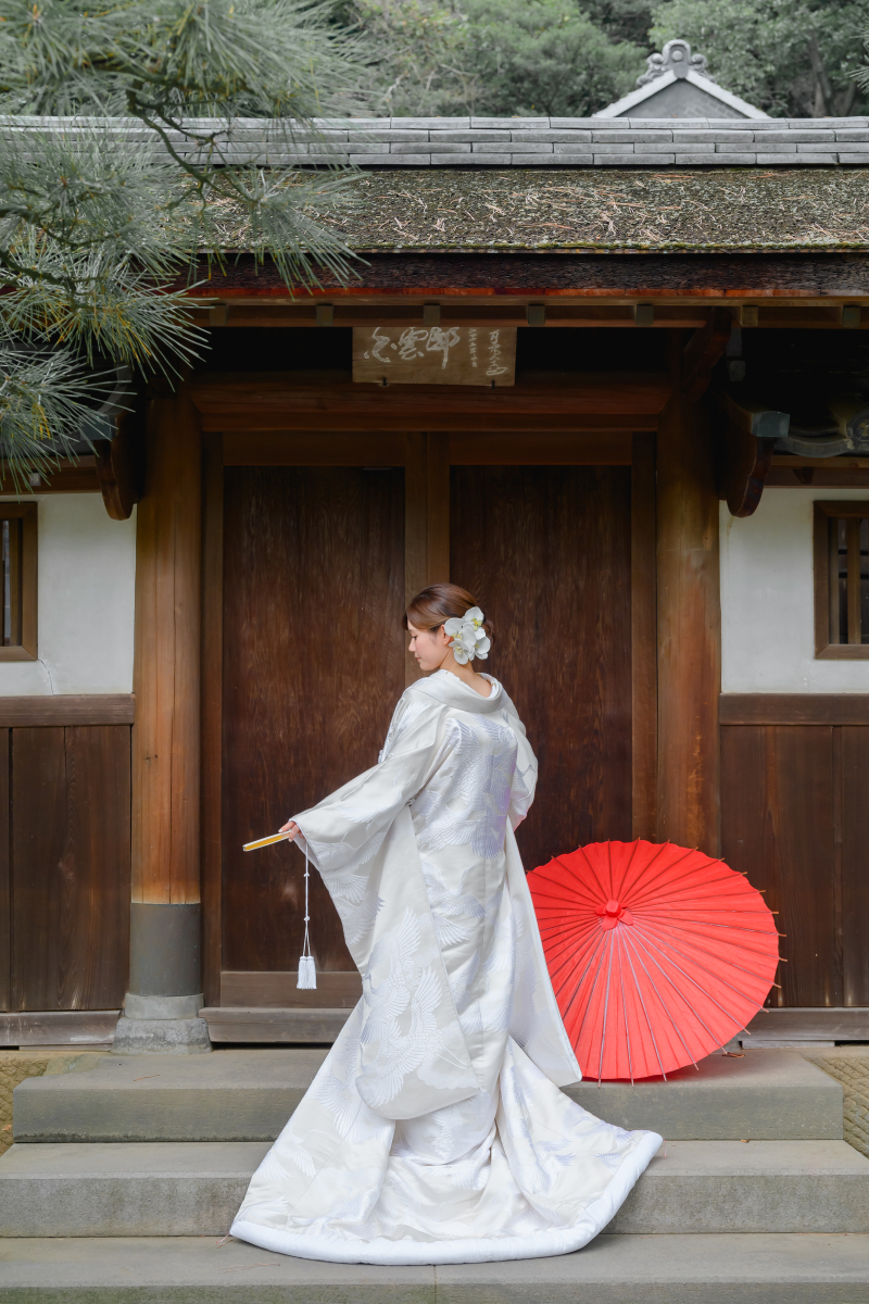 お一人でのバックショット