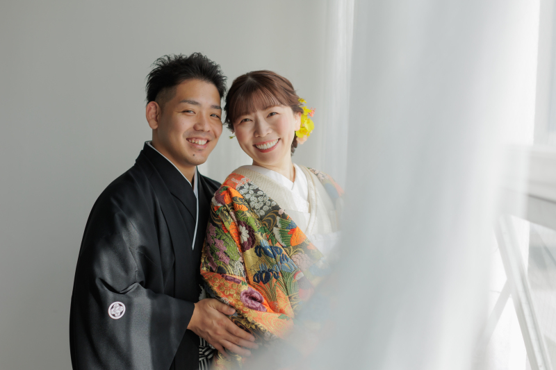 カーテンも撮影の小物として利用!