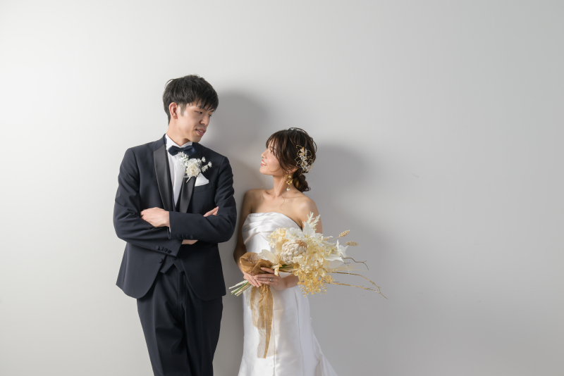 最初はお二人の撮影からスタート!