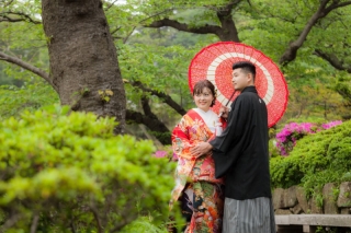 【和装】スタジオ×三渓園