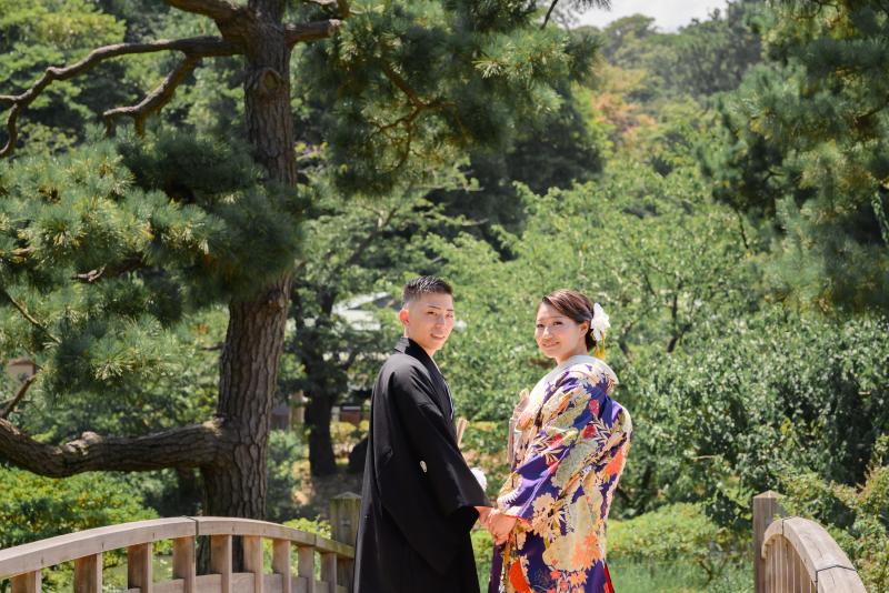 最後は橋の上でニコリ!