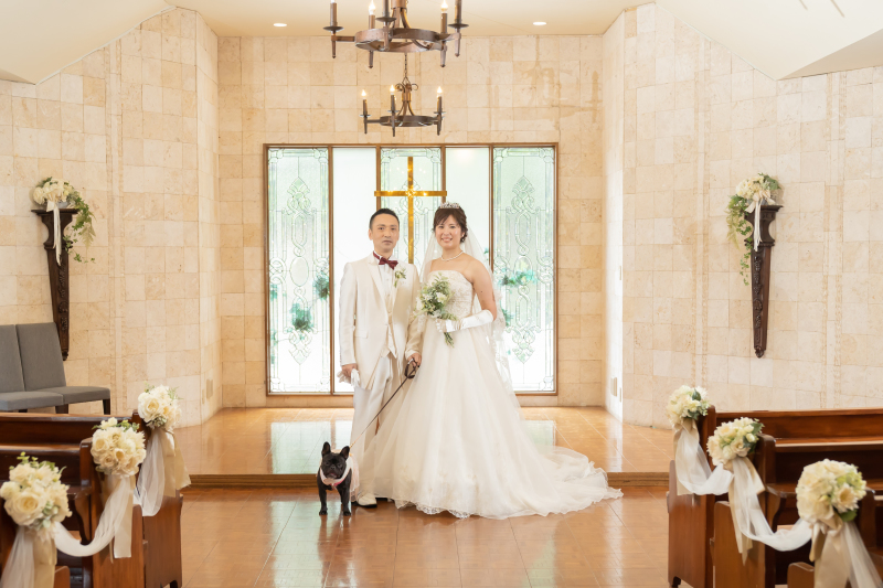 本物のチャペルでフォーマルショット！