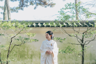 和装・洋装プラン　木漏れ日の中素敵なお写真撮れました！