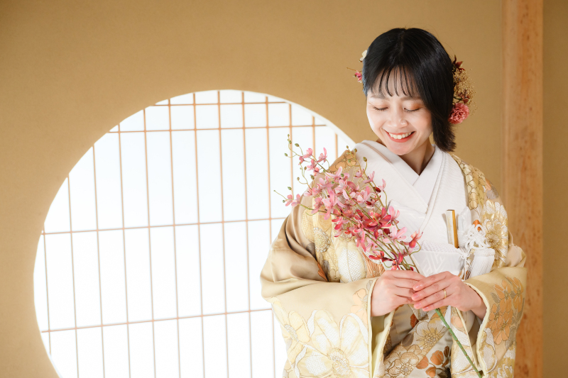 シンプルなブーケでナチュラルに♪