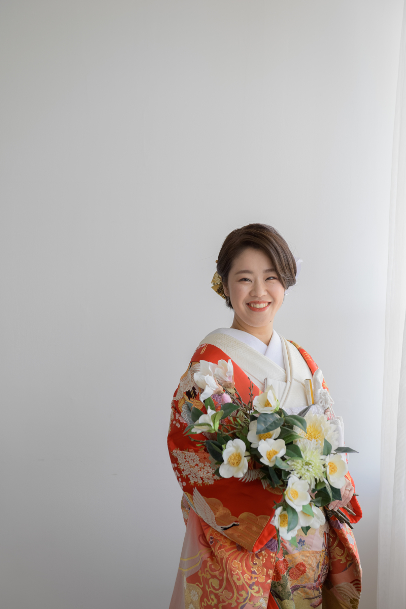 和装用ブーケと一緒に!