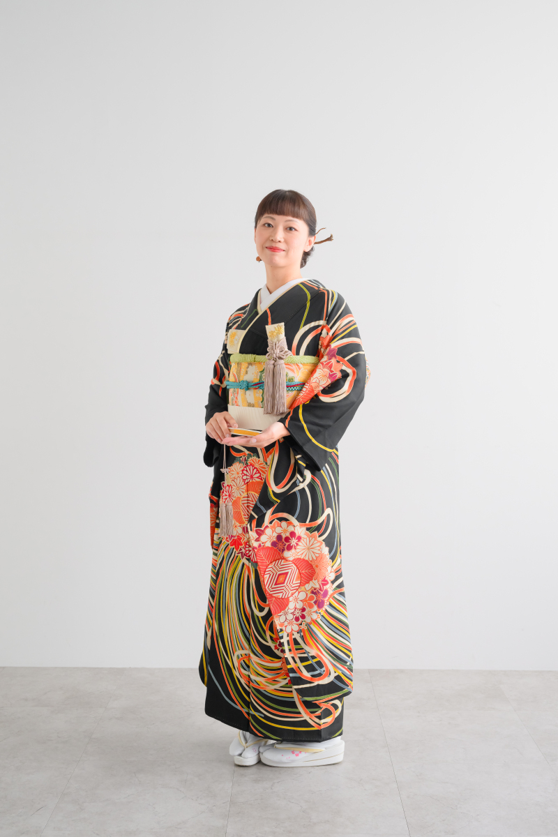 小物もお着物に合わせて♪