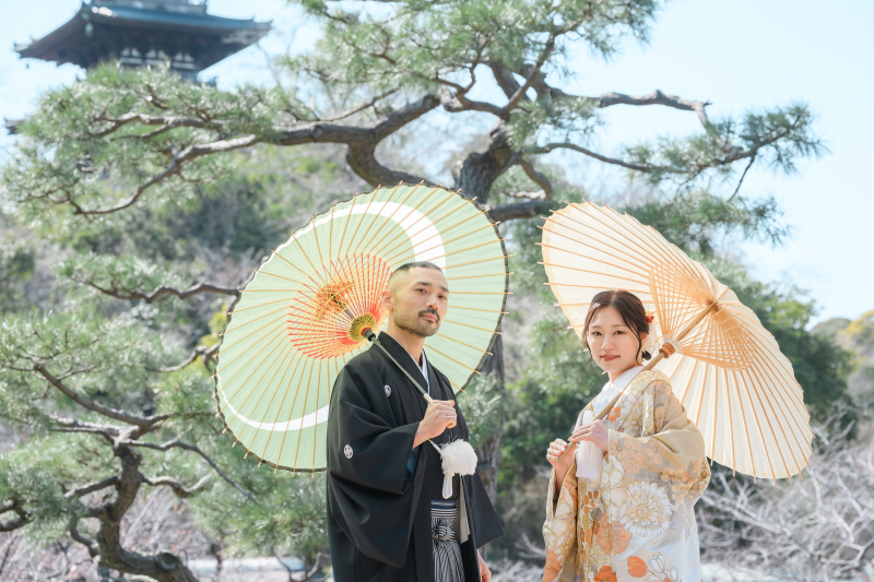 studio neeyU横浜みなとみらい_庭園で撮影できる