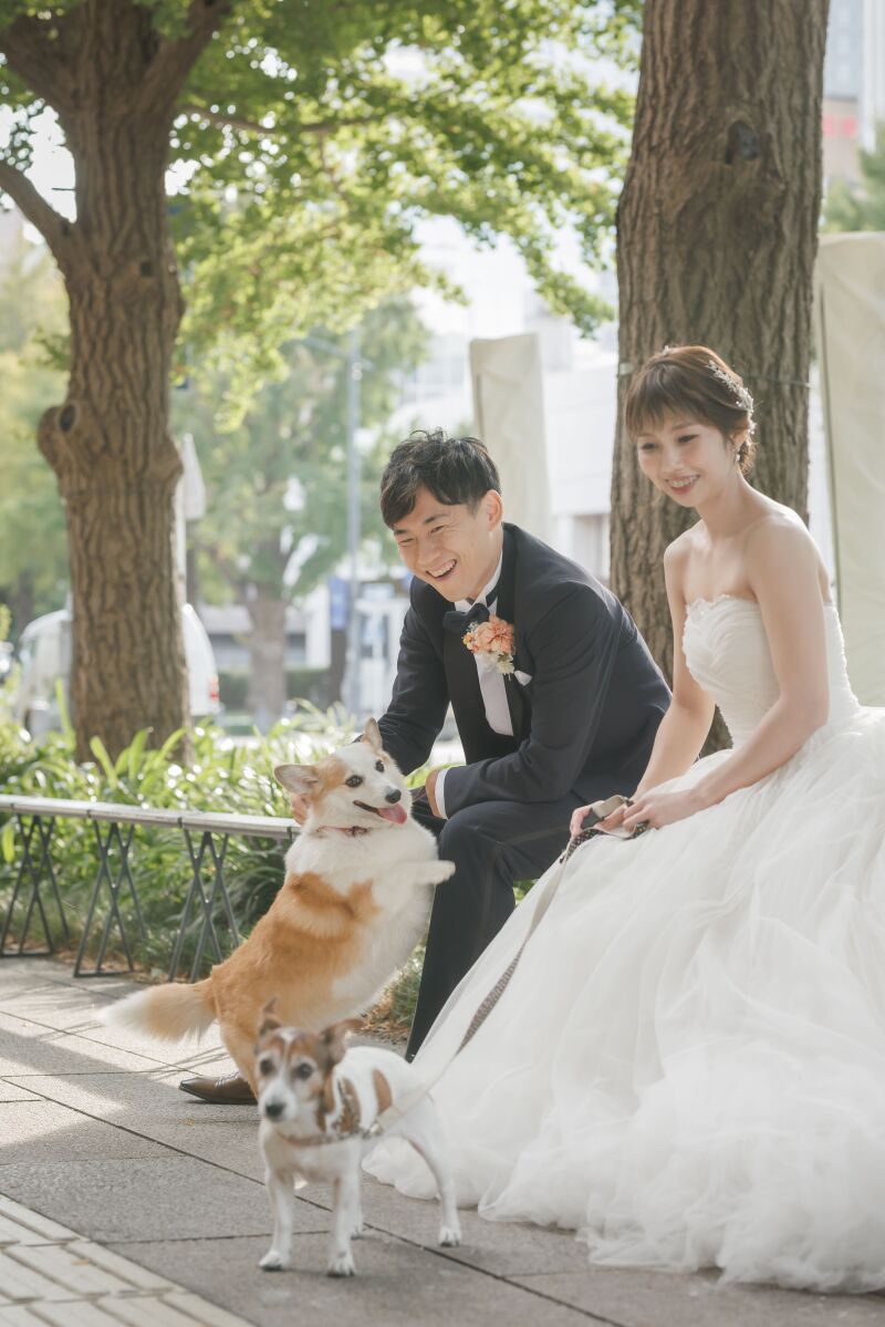neeyU◇横浜元町ブライダルサロン_ペットと一緒に撮影できる