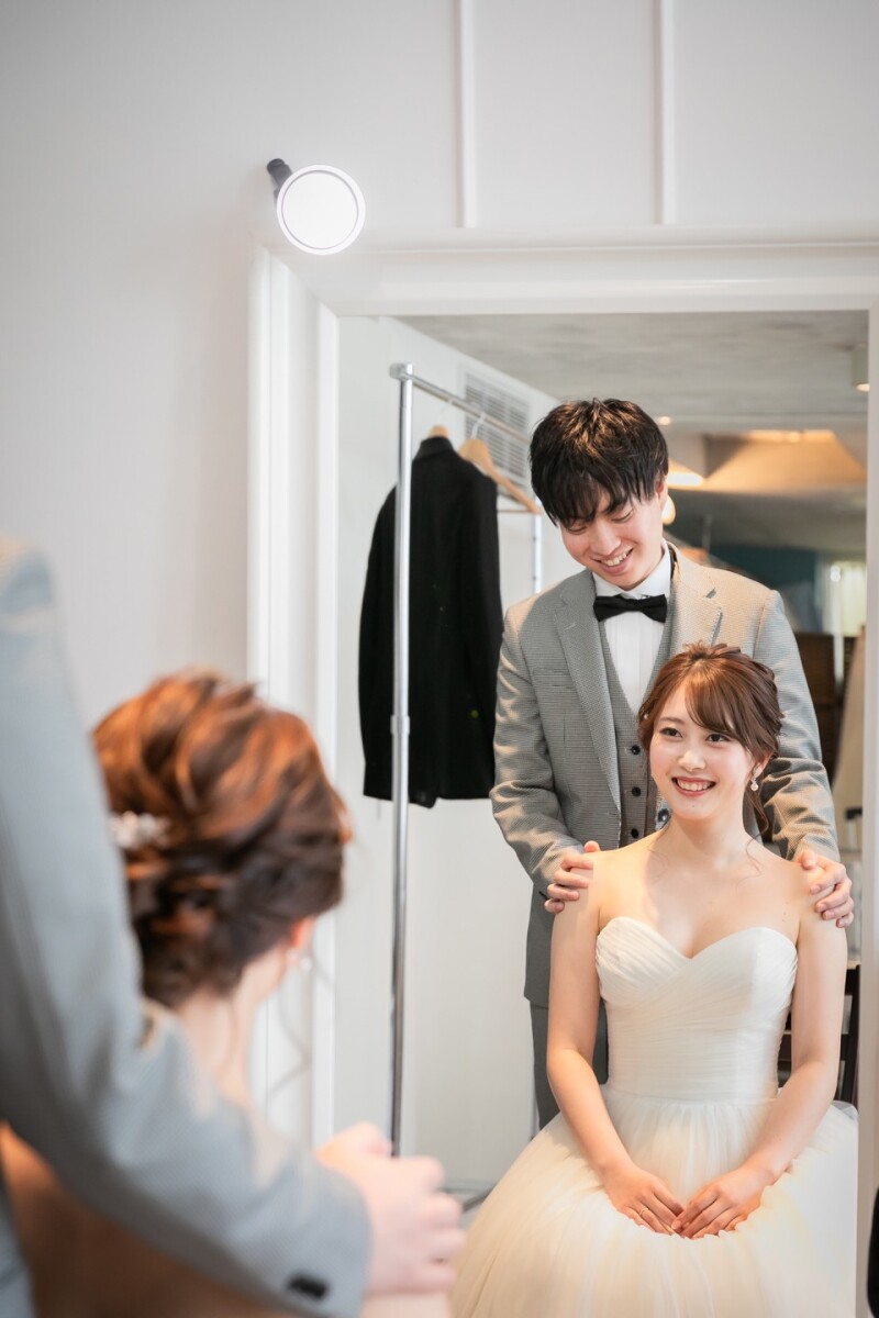 衣装を着用してのリハーサルメイクもOKです!