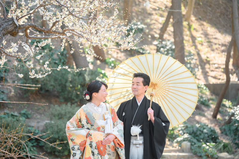 季節ごとの自然を楽しみながら庭園撮影が叶います♪