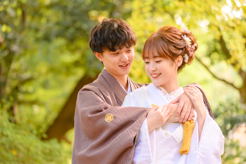 ＊＊＊庭園　×　打掛