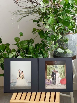 六つ切り二面台紙