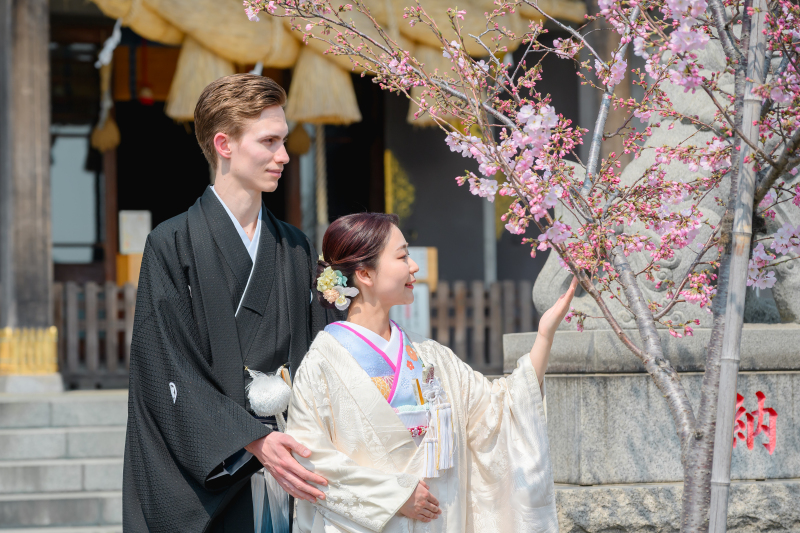 ◇桜早割3/15～4/15撮影キャンペーン＊１月中に契約で20,000円OFF◇和装三渓園＋洋装大桟橋ロケ≪申請料・移動費込み≫