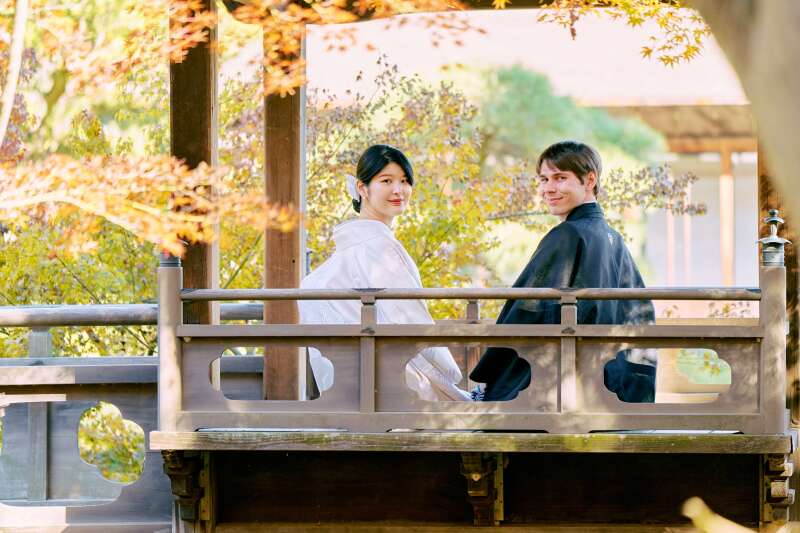 ◇紅葉早割11/15～12/15撮影キャンペーン◇和装三渓園申＋洋装大桟橋ロケーション60分撮影プラン≪申請料・移動費込み≫