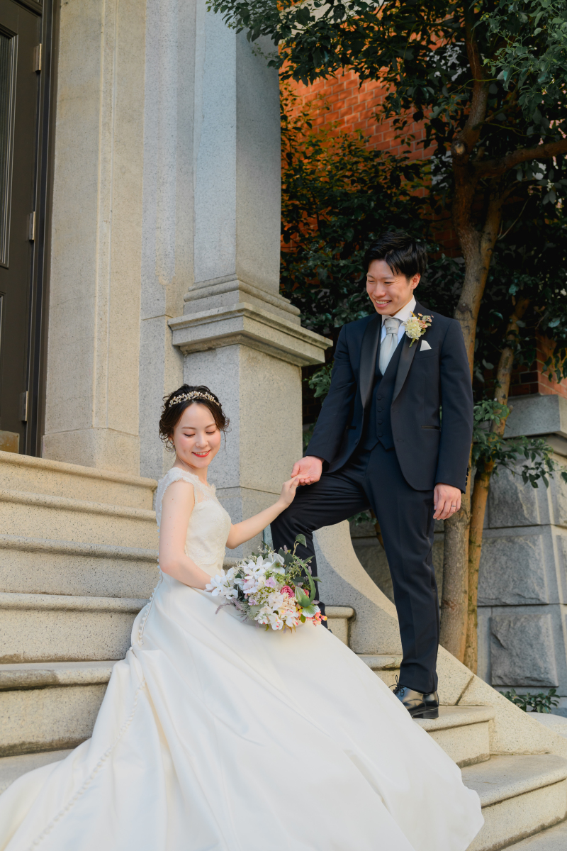 洋装or和装1着馬車道～日本大通り街並み60分撮影プラン！