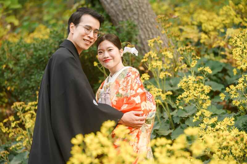 和装1着ロケーション+スタジオ15分撮影がついてくる！スタジオ撮影用の打掛1着プレゼント♪