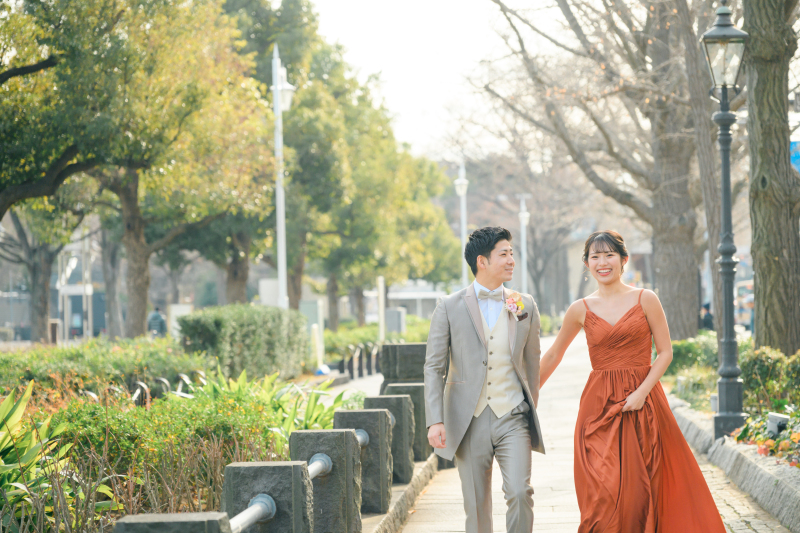 ◇土日祝日無料キャンペーン◇和装開港記念＋洋装公園ロケ(山下公園他)≪申請料・移動費込み≫