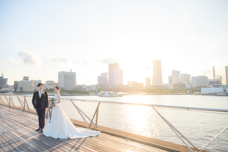 10月～12月撮影大桟橋ナイトプラン半額✨キャンペーン《夕暮れ～夜景の90分150カット付き撮影プラン》