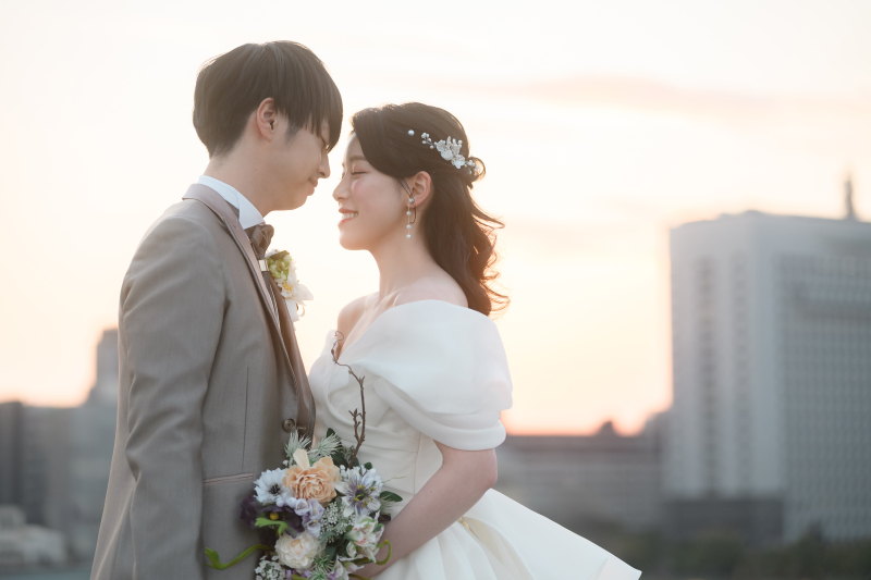 3月末まで撮影大桟橋ナイトプラン半額✨キャンペーン《夕暮れ～夜景の90分150カット付き撮影プラン》