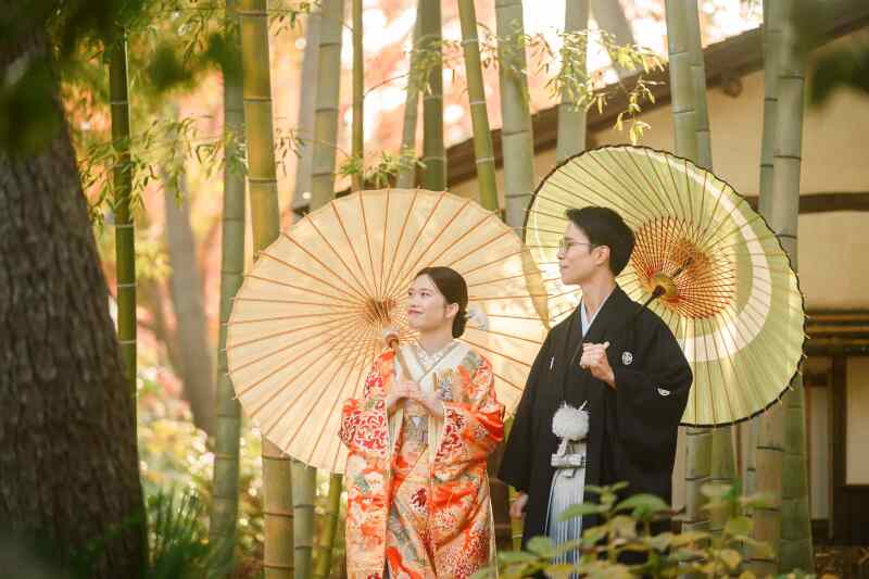 和装1着ロケーション+スタジオ15分撮影がついてくる！スタジオ撮影用の打掛1着プレゼント♪