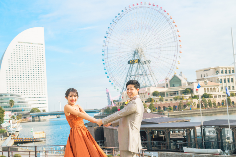 日本メモリアルパークで60分撮影【洋装1着・100カット色見補正データ付き】