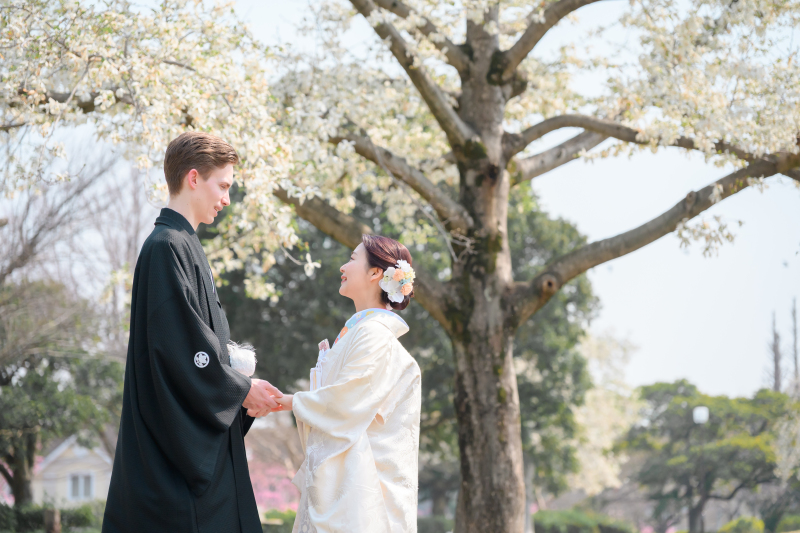 ◇桜早割3/15～4/15撮影キャンペーン＊年内契約で20,000円OFF◇和装三渓園＋洋装大桟橋ロケ≪申請料・移動費込み≫