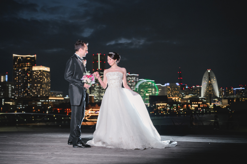 10月～12月撮影大桟橋ナイトプラン半額✨キャンペーン《夕暮れ～夜景の90分150カット付き撮影プラン》