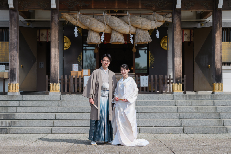 横浜神社結婚式の衣裳美容写真が全て込みのフルサポートプラン!和装1着ヘアメイク込み♪ご家族様のみでの家族婚も大歓迎✨