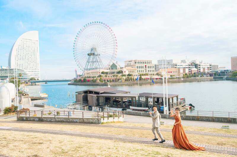 日本メモリアルパークで60分撮影【洋装1着・100カット色見補正データ付き】