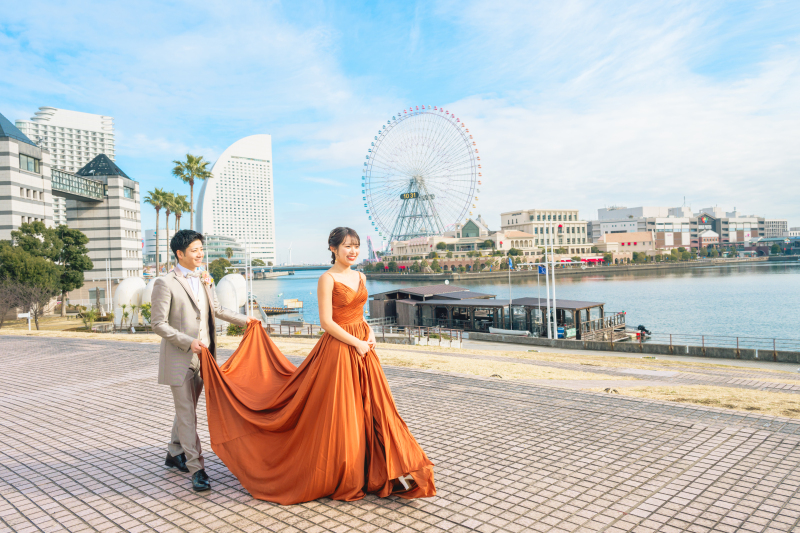 日本メモリアルパークで60分撮影【洋装1着・100カット色見補正データ付き】